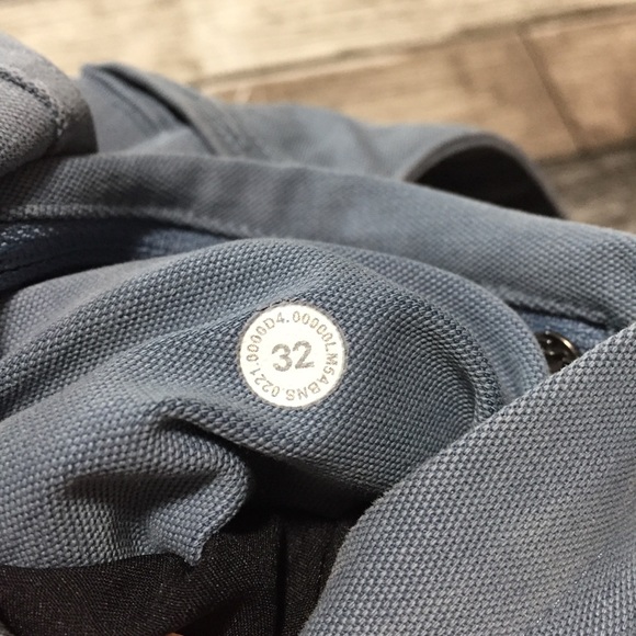 Lululemon ABC Slim Utilitech Pants Men’s 32 Blue Gray Stretch (Inseam 27.5) Read - Picture 8 of 11